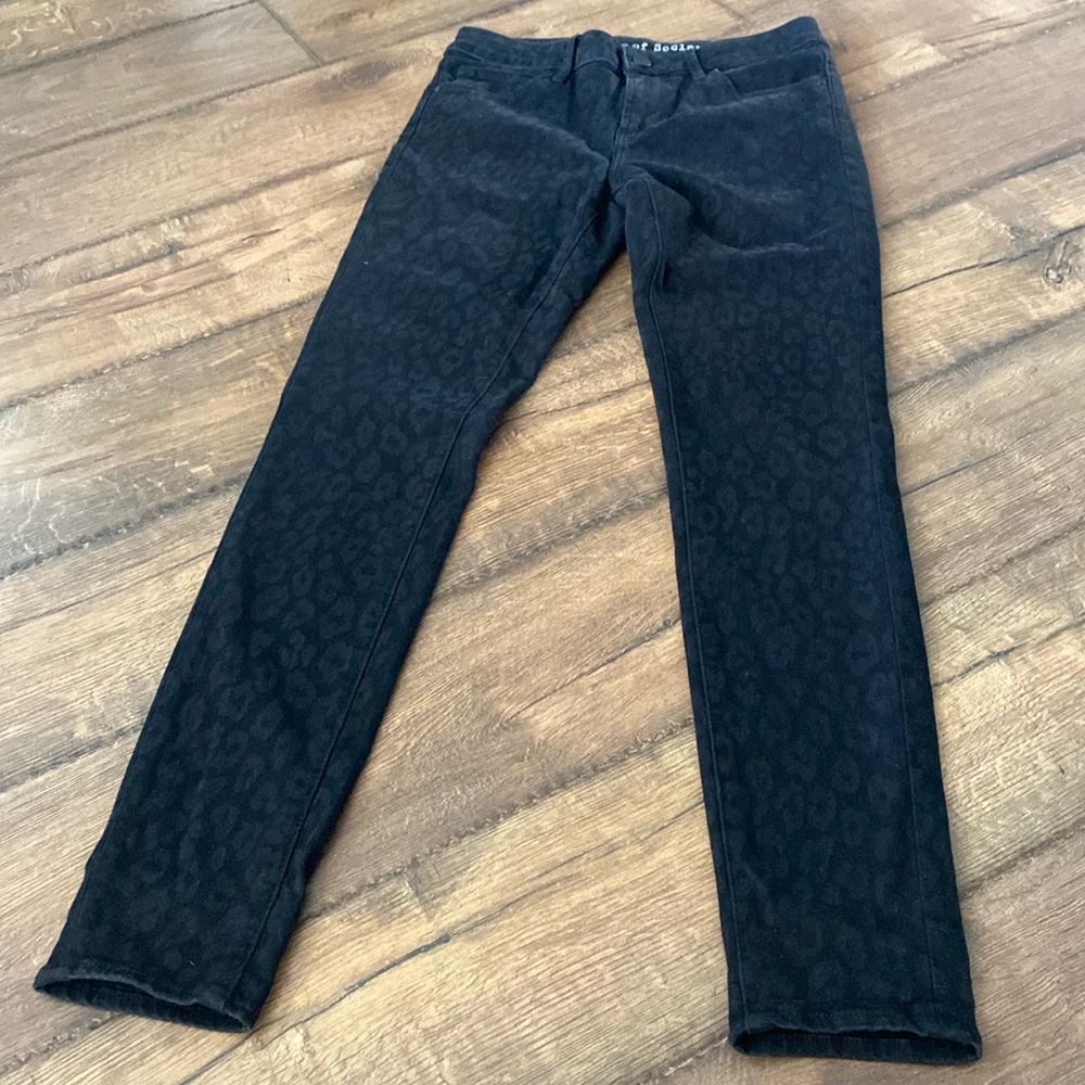 Articles of Society Black Leopard Jeans